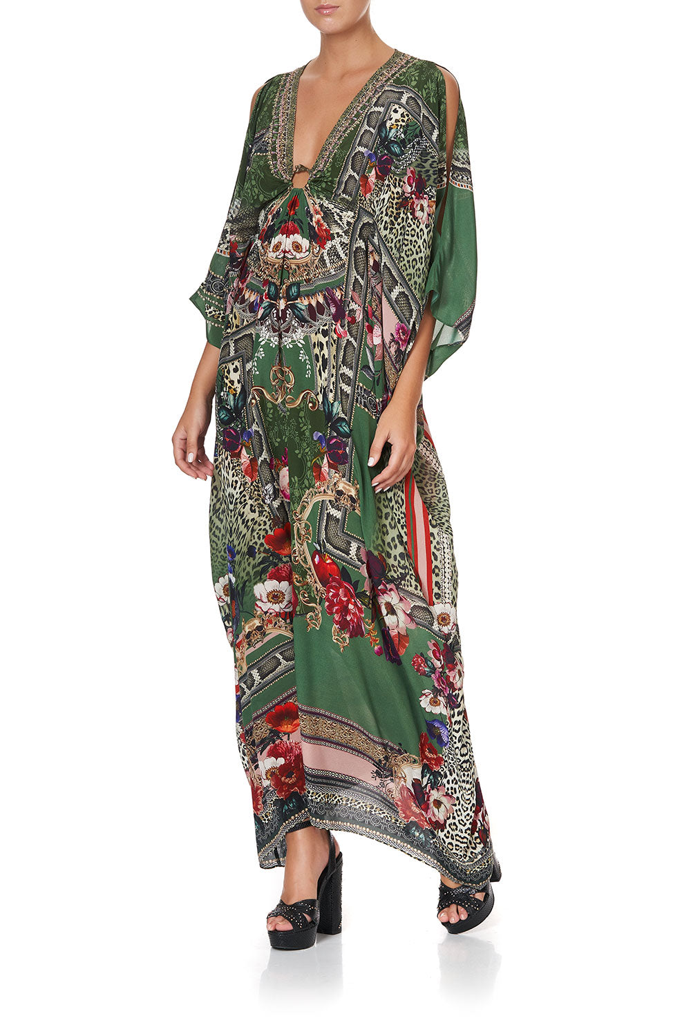 SPLIT SLEEVE KAFTAN WITH HARDWARE TALES OF TIME