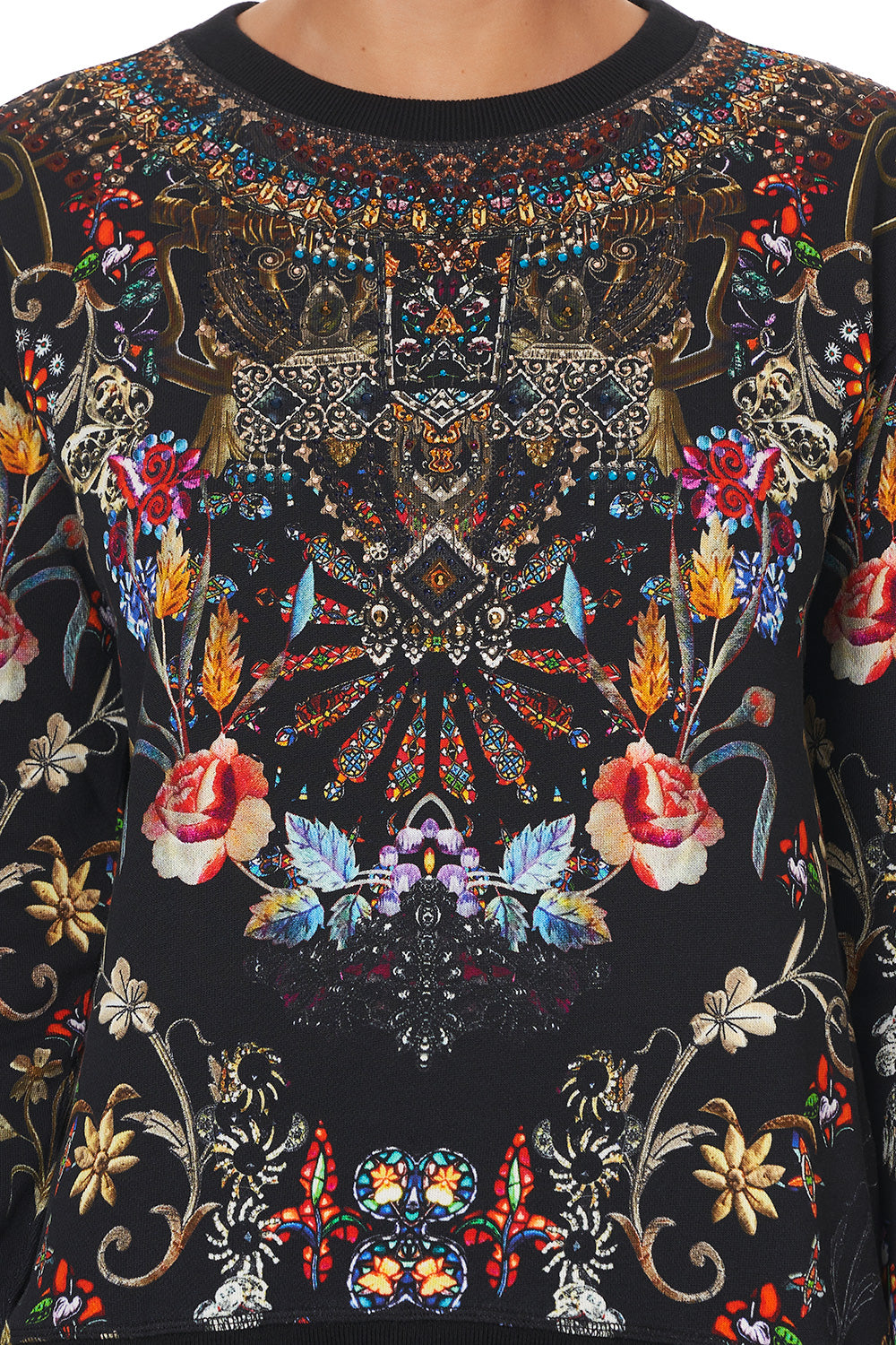 ROUND NECK SWEATER DANCING IN THE DARK