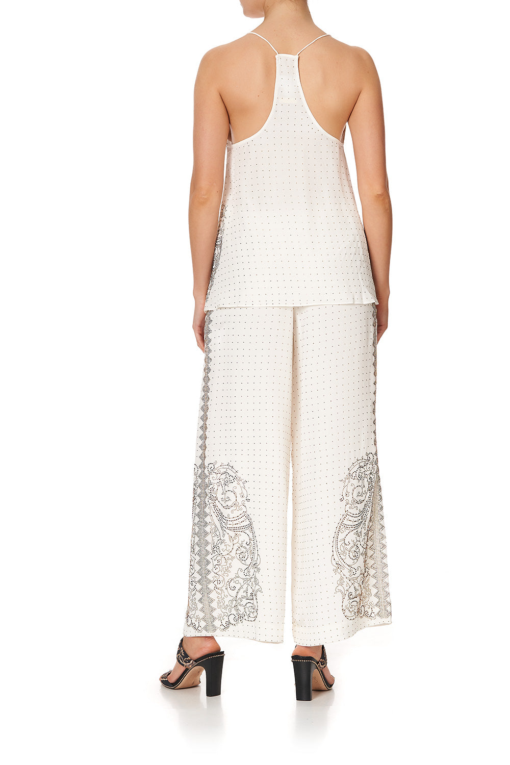 T BACK SHOESTRING TOP LUXE CREAM