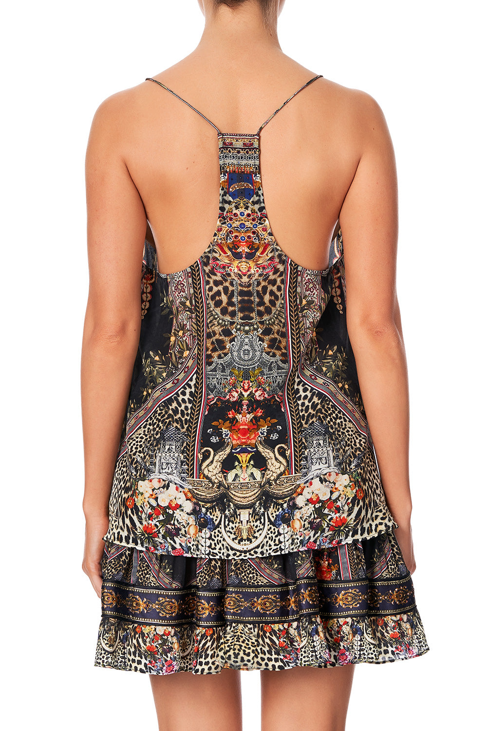 CAMILLA T BACK SHOESTRING TOP MARAIS AT MIDNIGHT