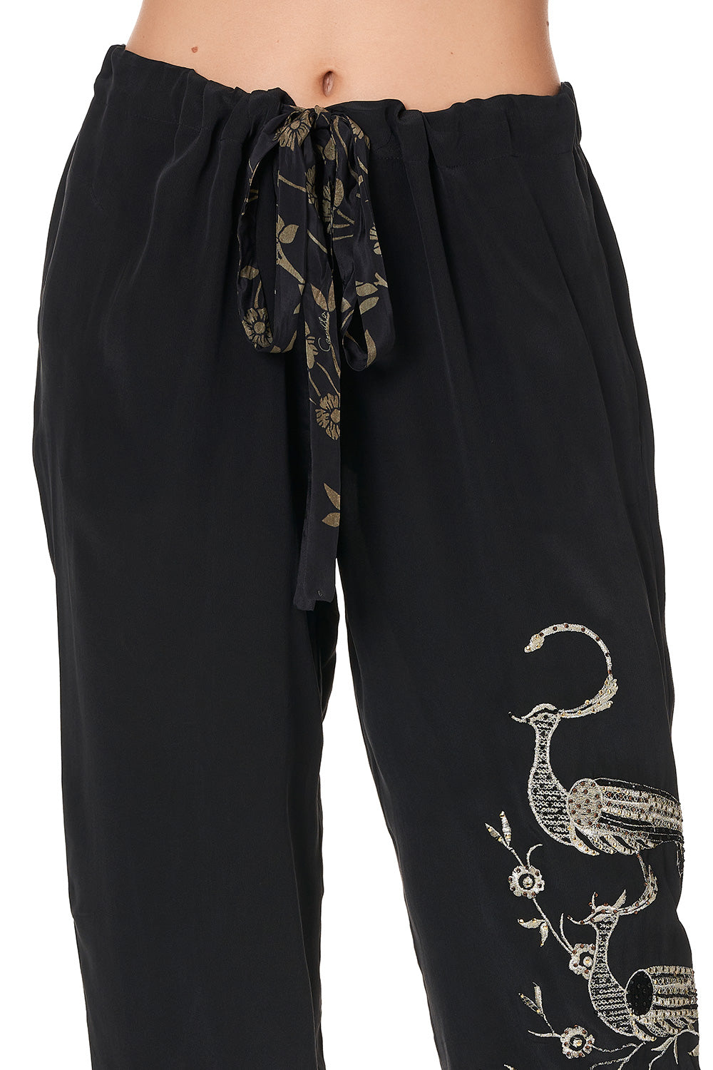 TIE FRONT HAREM PANT THE JEWELLED ARROW