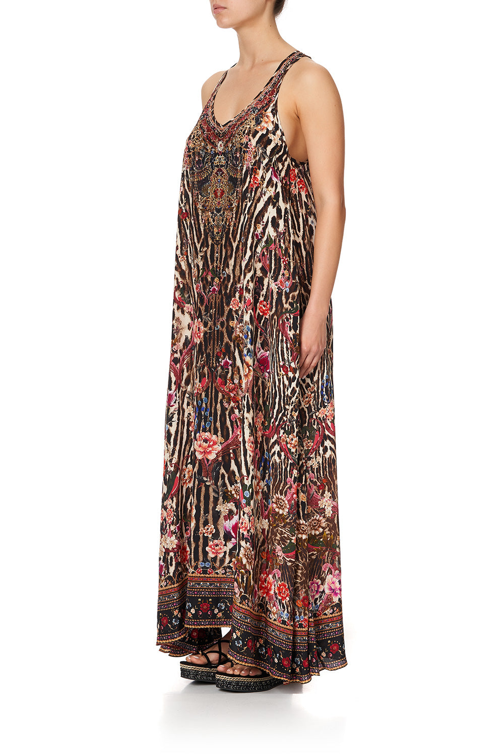 V NECK RACERBACK DRESS LIV A LITTLE