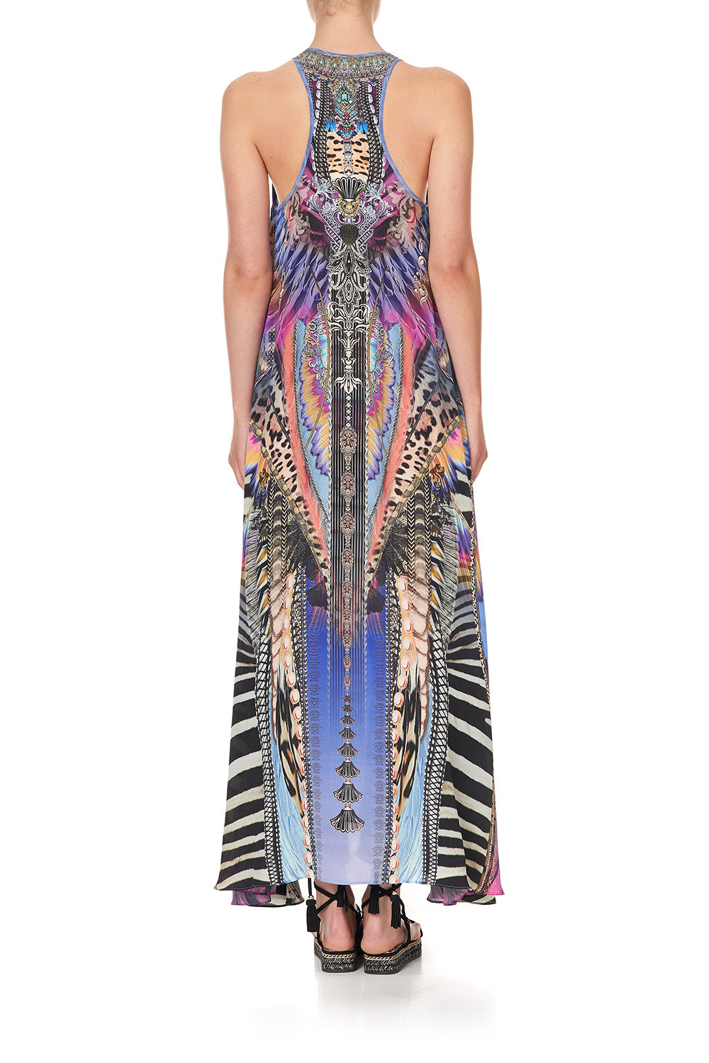 V NECK RACERBACK DRESS LOVE ON THE WING