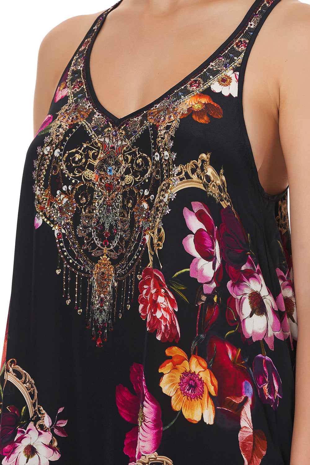 V NECK RACERBACK DRESS MIRROR MIRROR