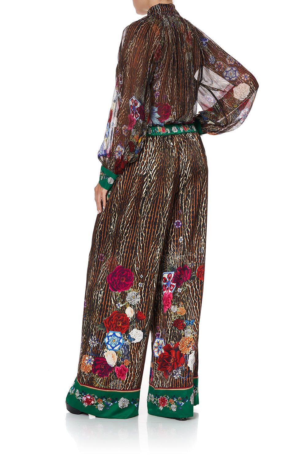 WIDE LEG PANT WITH CUFFS JEWEL OF JUPITER