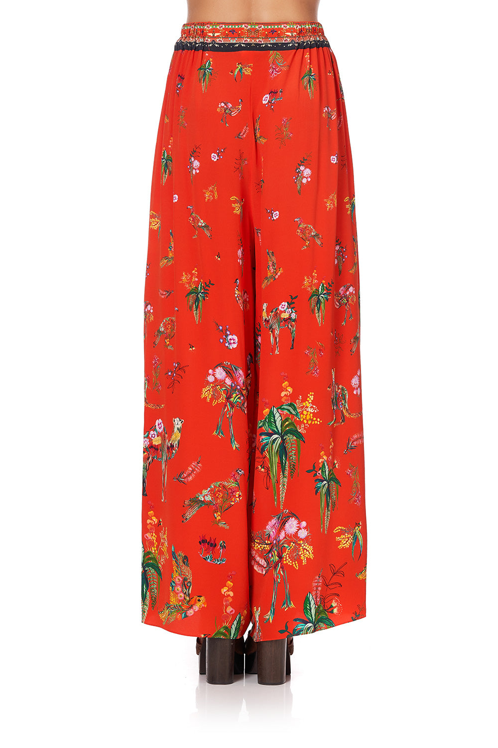 WIDE LEG PANT WITH GATHERED POCKETS CINEMA PARADISO