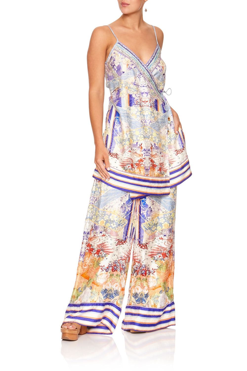 WRAP TUNIC TOP GIRL IN THE KIMONO