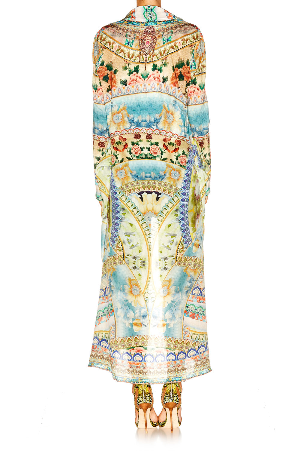 SIGN OF PEACE LONG CASUAL JACKET W POCKETS