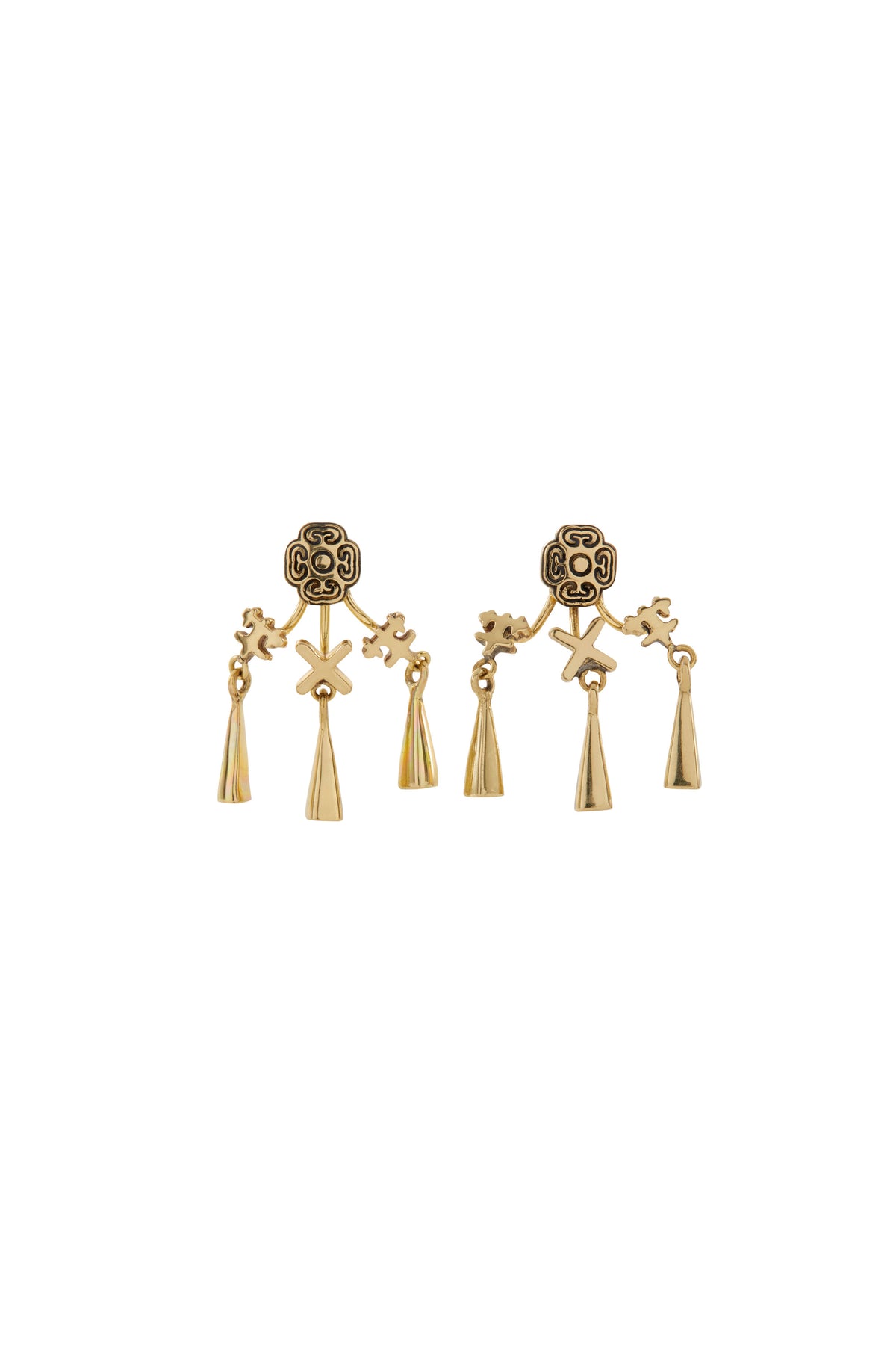 DRESS UP BOX CHARM BACKED STUDS