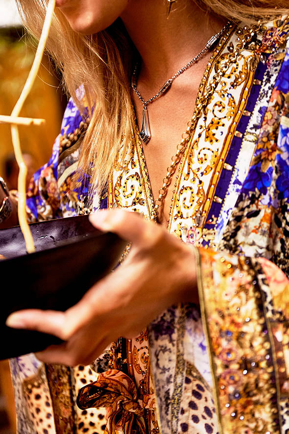 FOR THE LOVE OF LHASA SILV WRAP CHAIN BRACELET