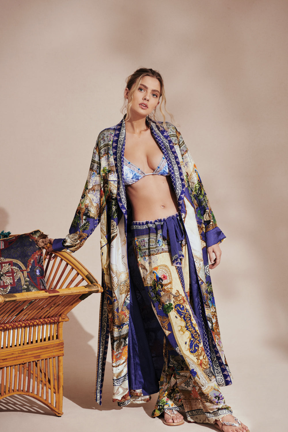 LOUNGE TROUSER WITH WAIST TIE MUSE NOVELS