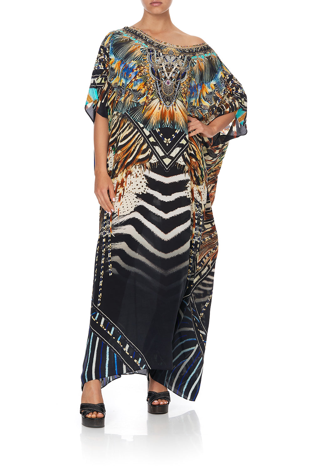 ROUND NECK KAFTAN LOST PARADISE