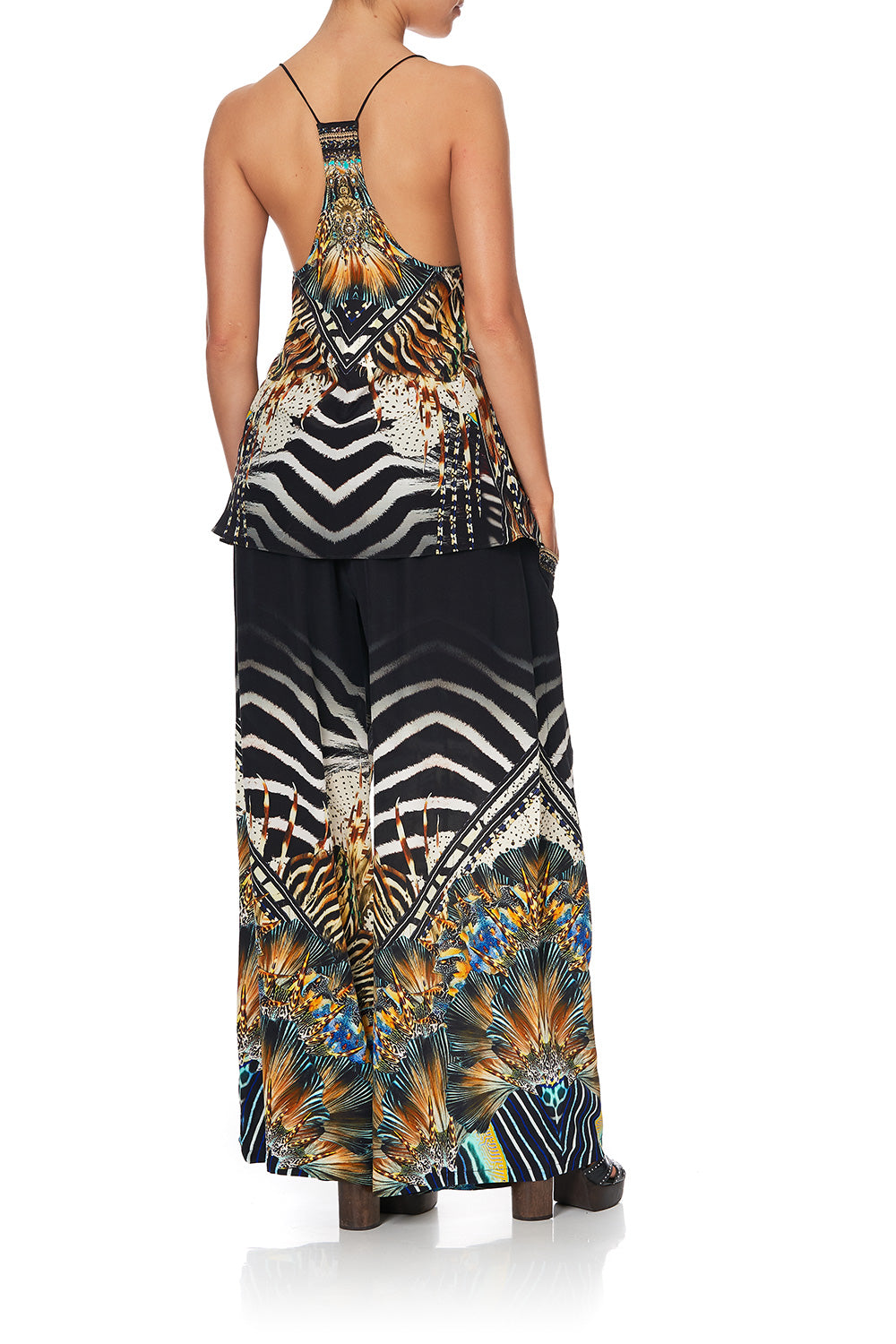 T BACK SHOESTRING TOP LOST PARADISE