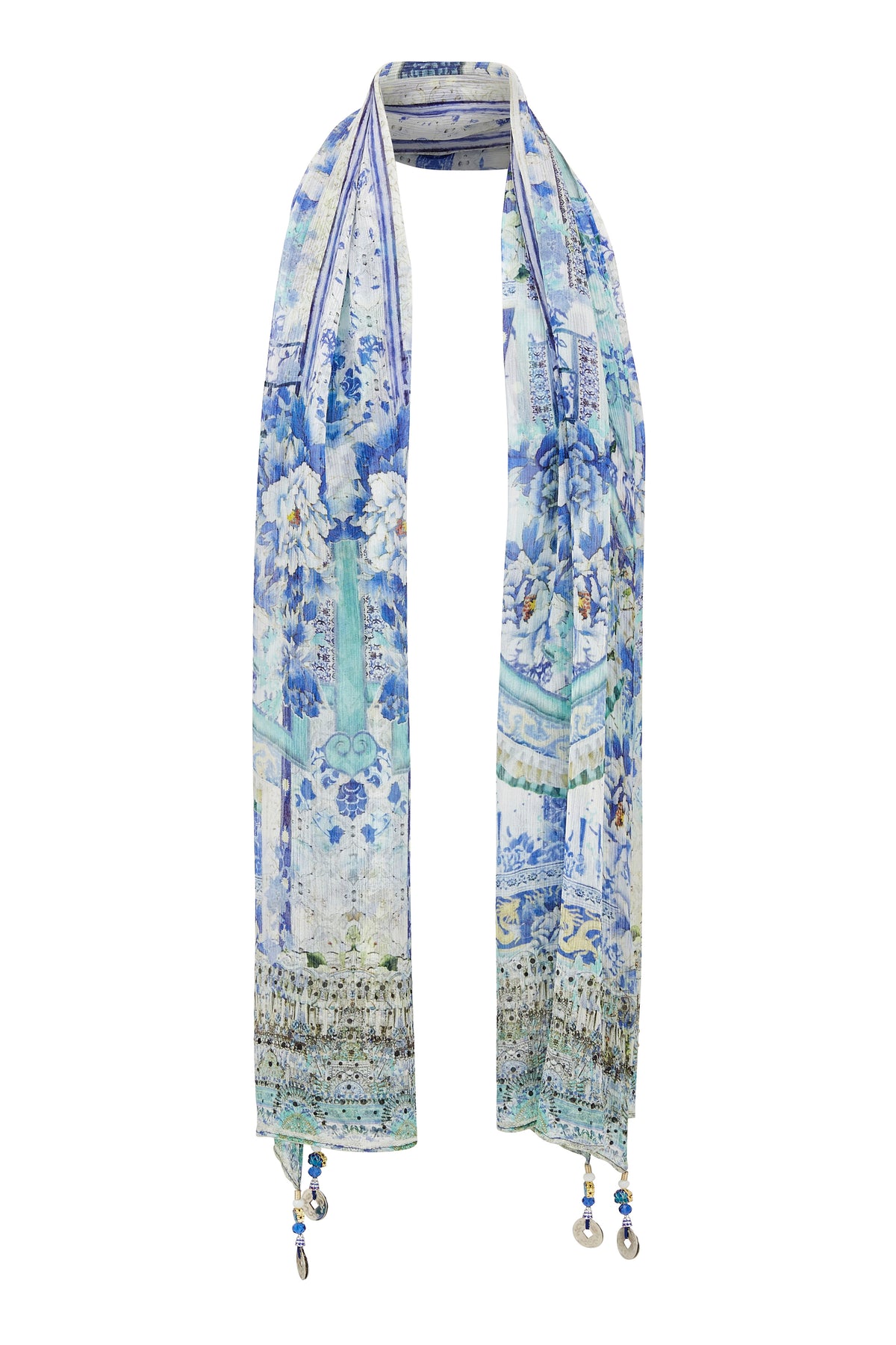 PORCELAIN PARADISE LONG SCARF