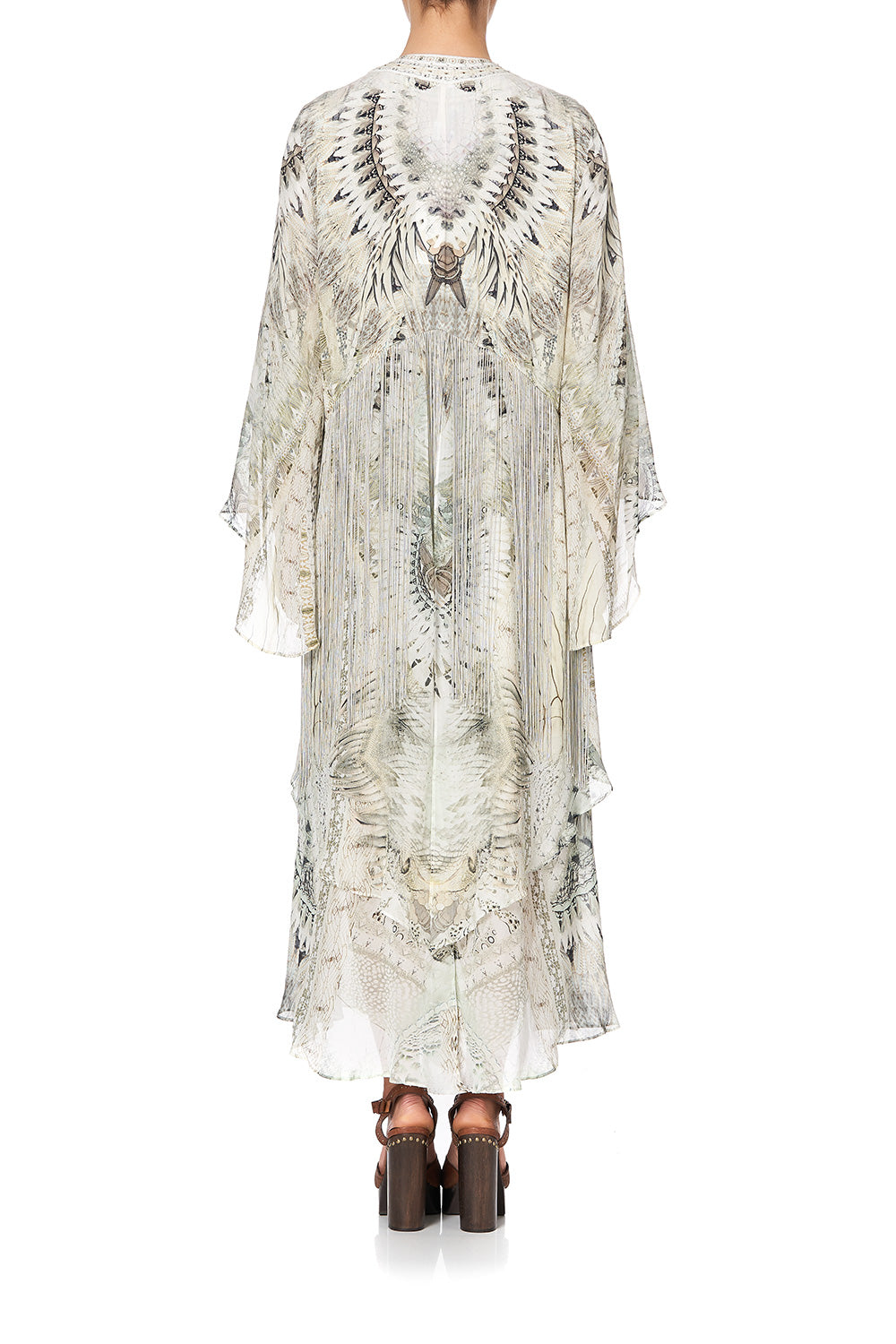 ROBE WITH DOUBLE LAYERED HEM DAINTREE DREAMING