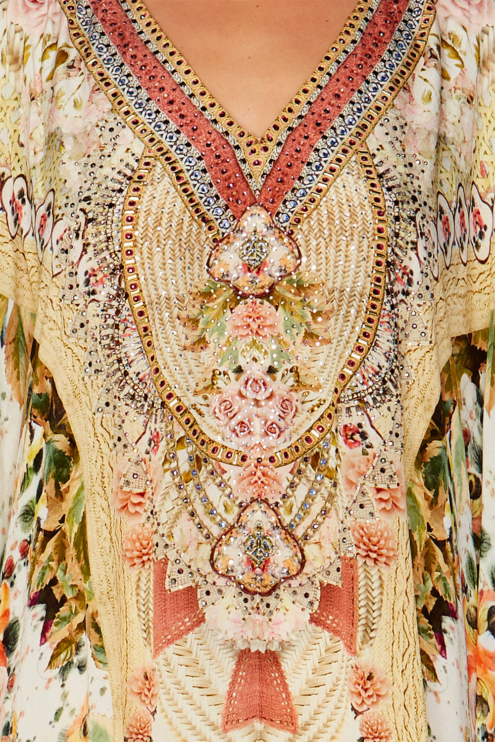 MY SUMMER LOVE SPLIT FRONT & SLEEVE KAFTAN