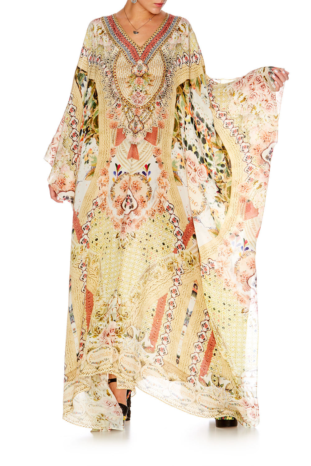MY SUMMER LOVE SPLIT FRONT & SLEEVE KAFTAN