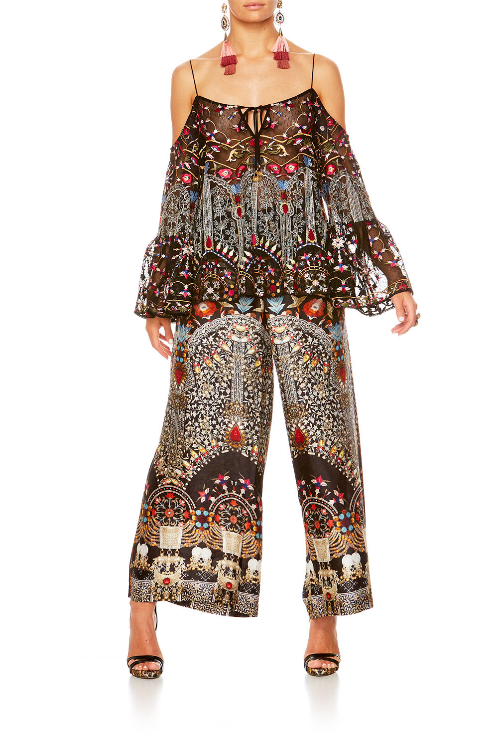 CHAMBER OF REFLECTIONS LOUNGE TROUSER W TIE WAIST