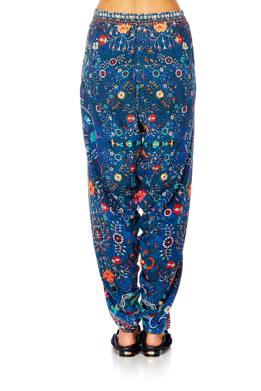 KINDNESS KALEIDOSCOPE GATHERED WRAP FRONT TROUSER