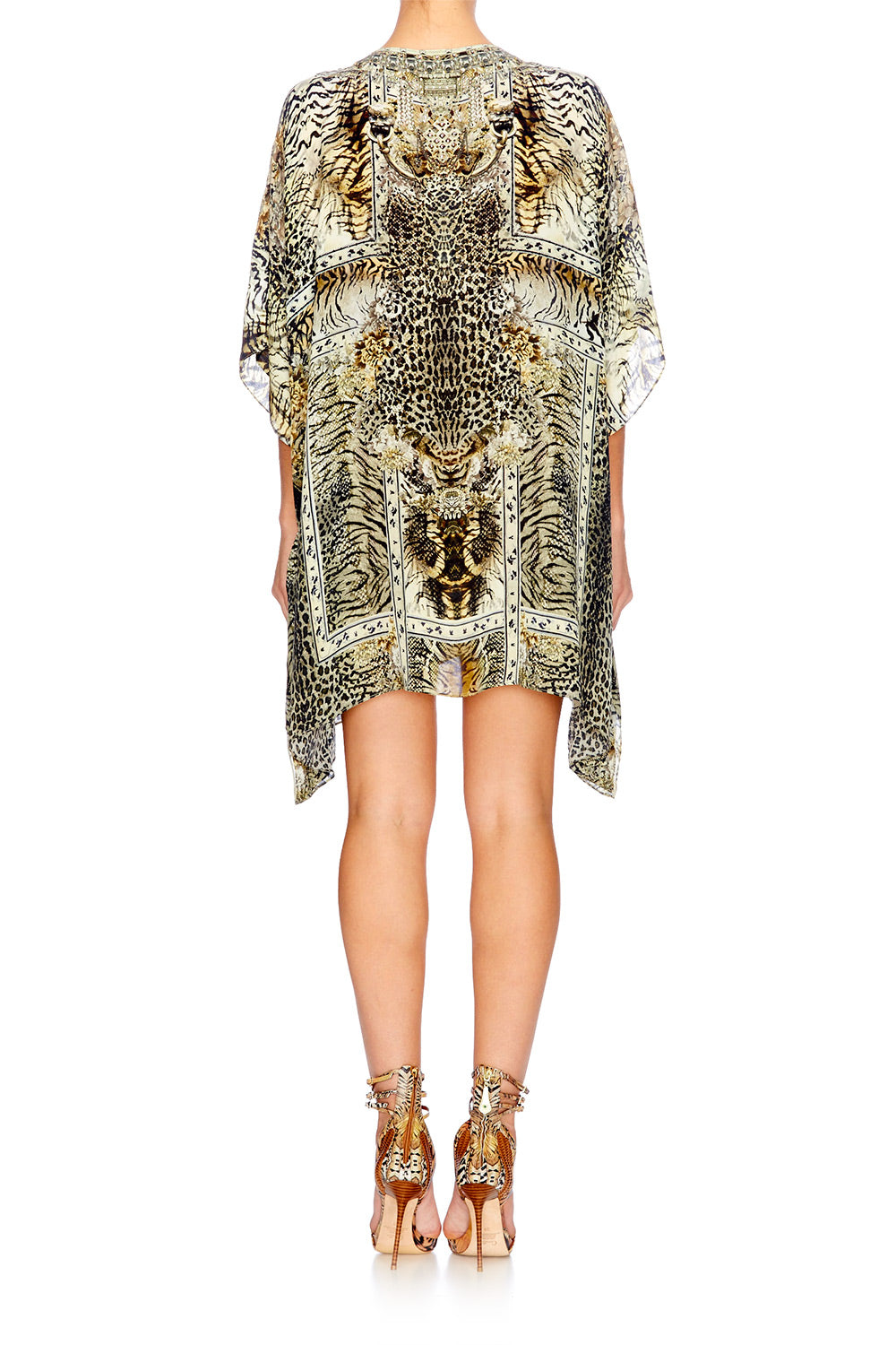 SPIRIT ANIMAL SHORT LACE UP KAFTAN
