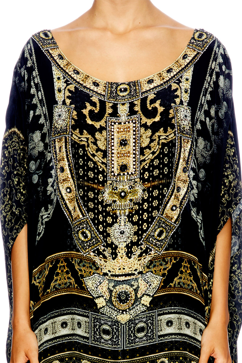 FOR THE LOVE OF LHASA ROUND NECK KAFTAN