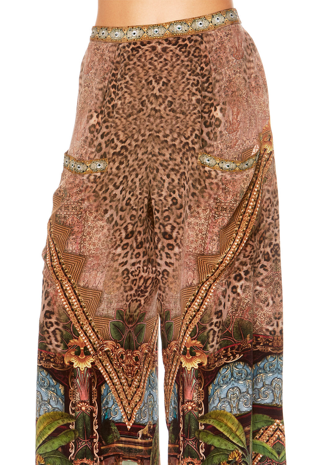 THE GYPSY LOUNGE WIDE LEG TROUSER W POCKETS