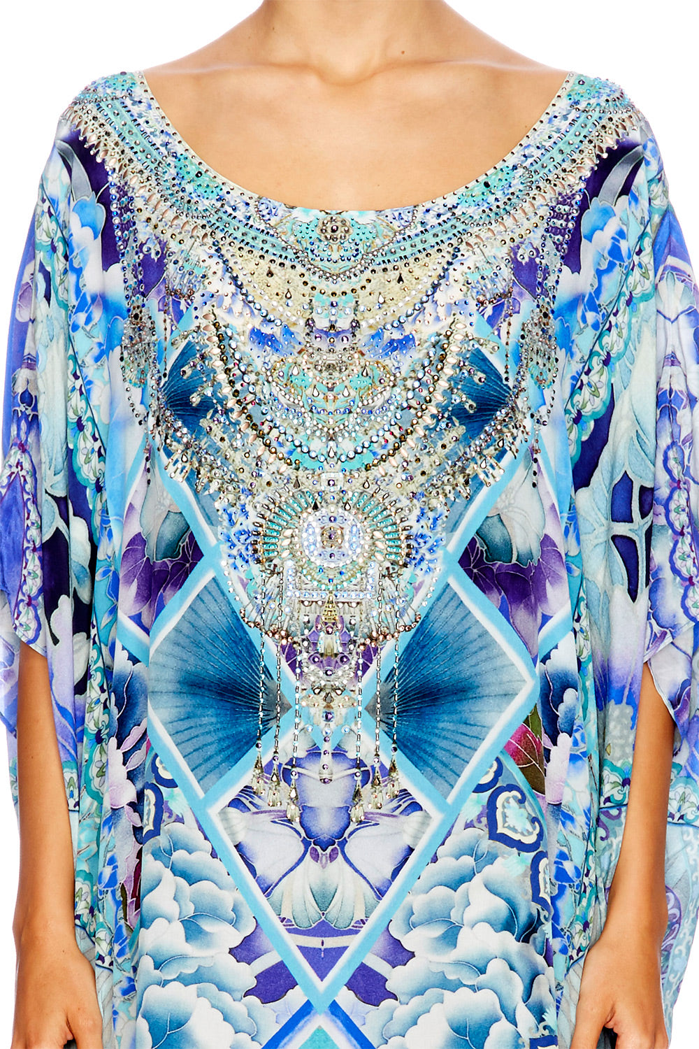 THE BLUE MARKET ROUND NECK KAFTAN