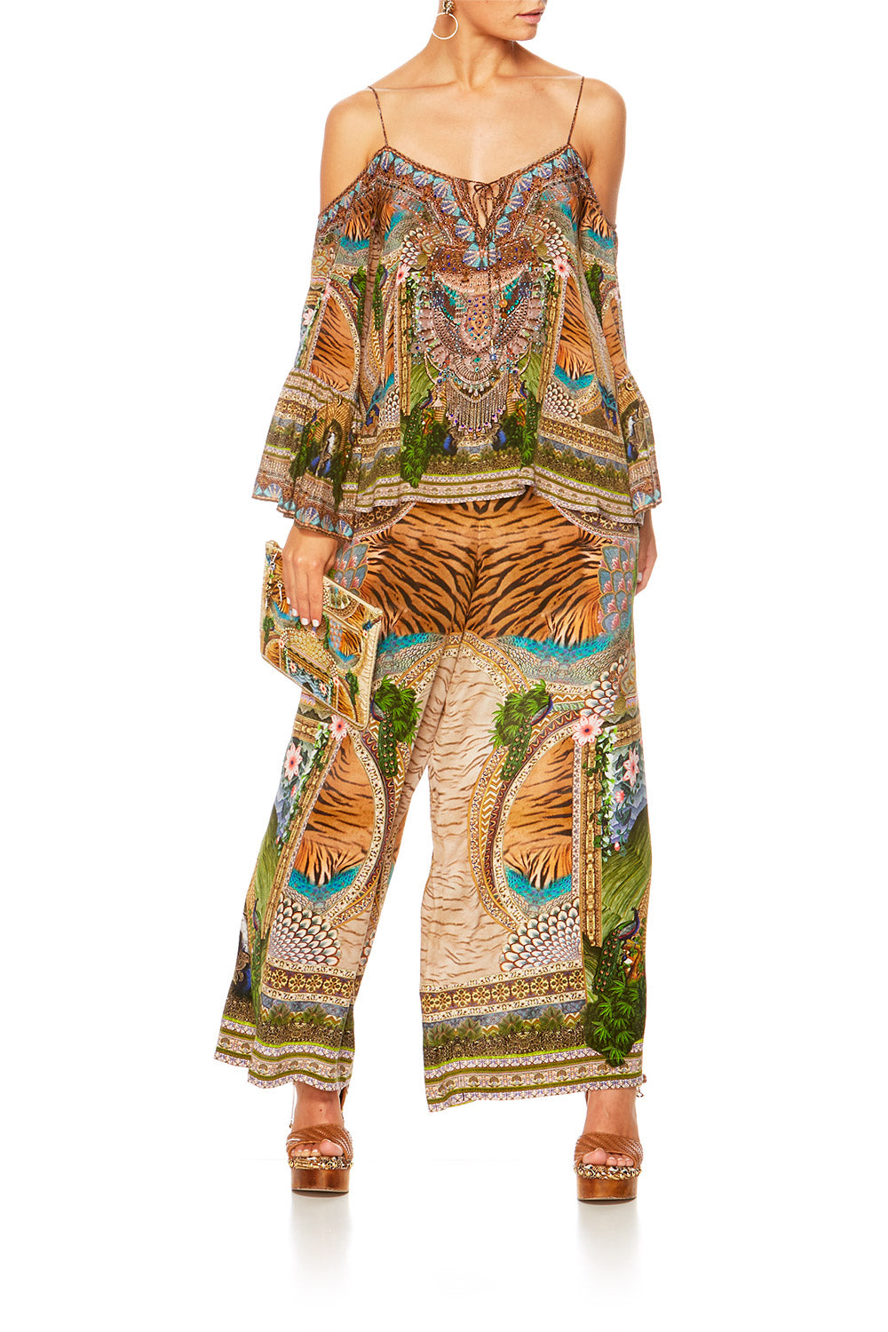 A WOMANS WISDOM LOUNGE TROUSER W TIE WAIST