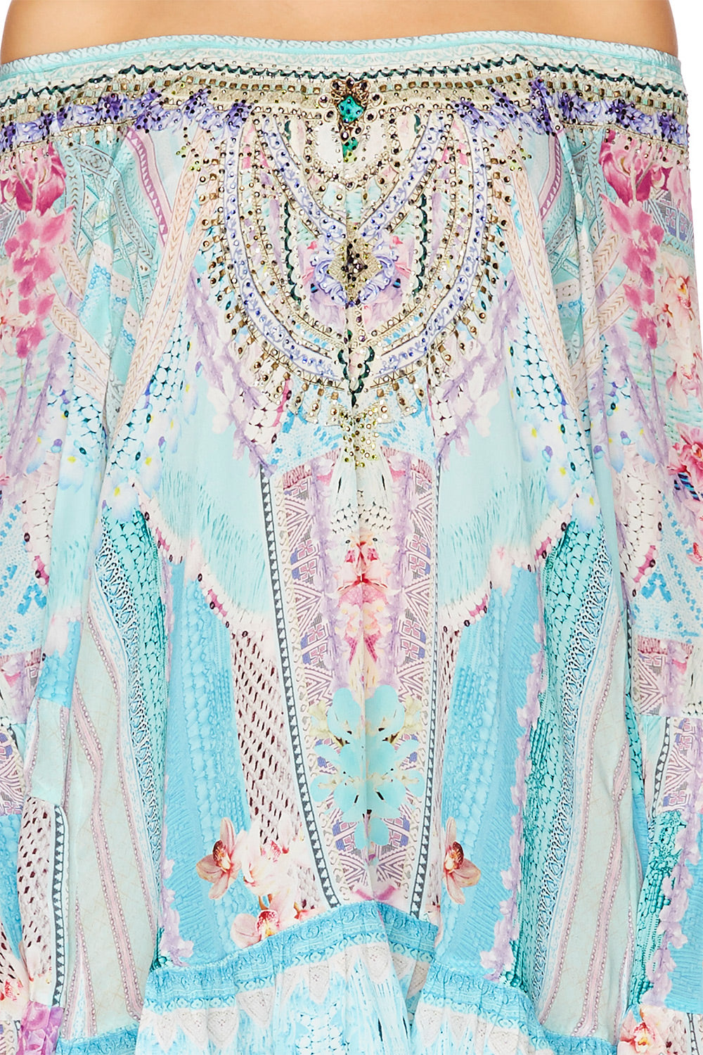 GARDEN STATE A LINE FRILL DRESS