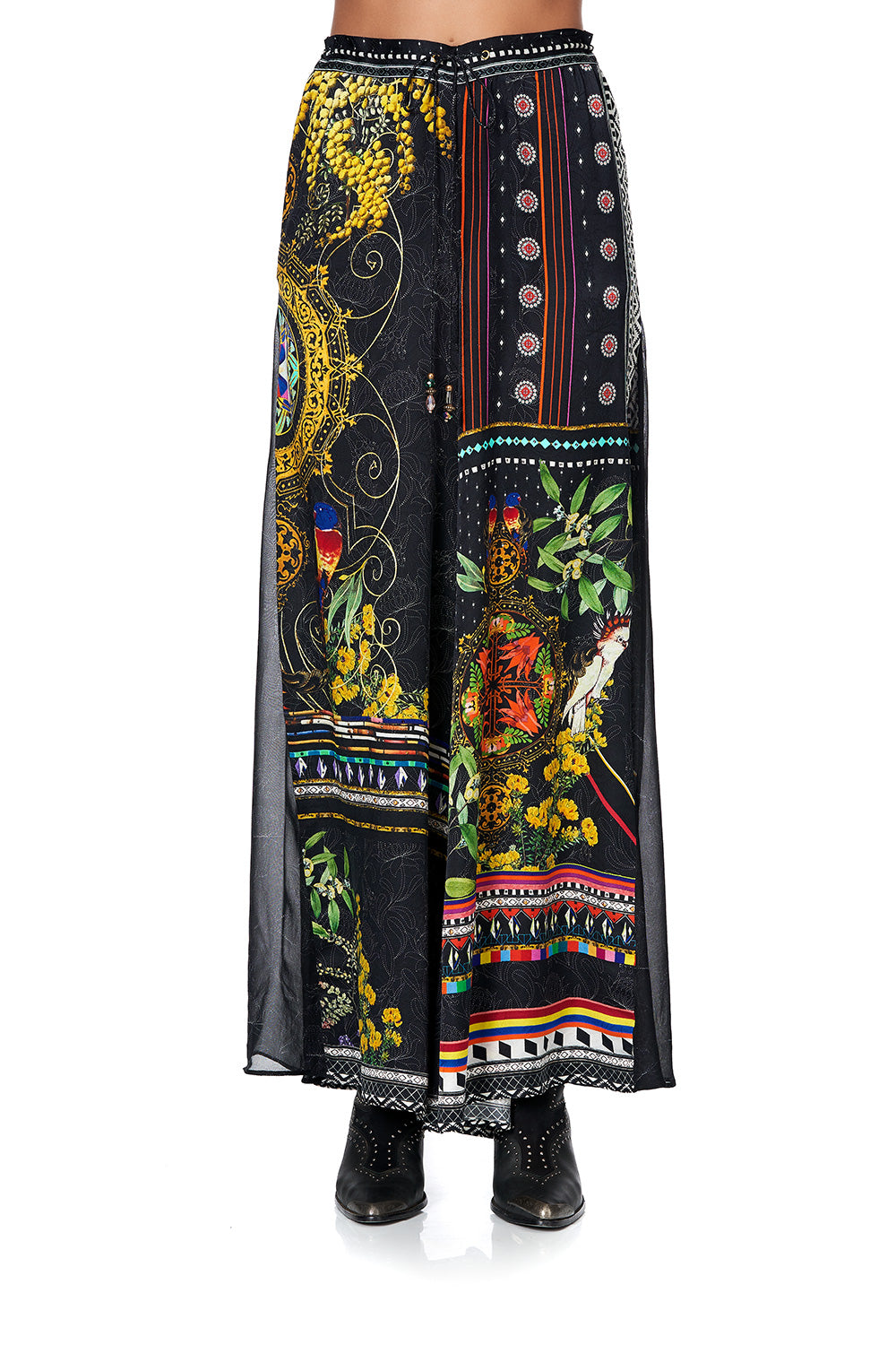 SOFT PANT WITH GODETS BLACKHEATH BETTY